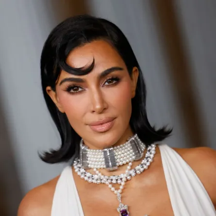 كيم كارداشيان في لوس أنجلوس، كاليفورنيا (Kim Kardashian in Los Angeles, California). مصدر الصورة: Etienne LAURENT / AFP