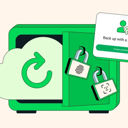 ميزة جديدة لحفظ النسخ الاحتياطية بكلمات مرور - الصورة من الموقع الرسمي للواتساب