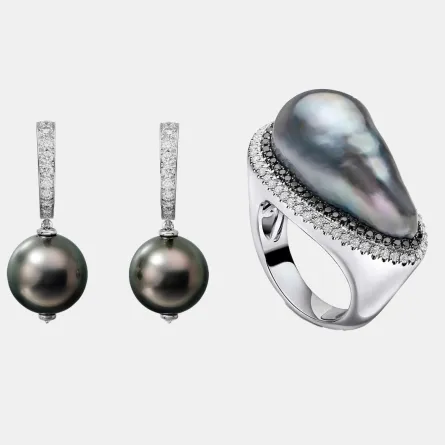 مجوهرات مرصوفة باللؤلؤ الملون أبرز صيحات 2025