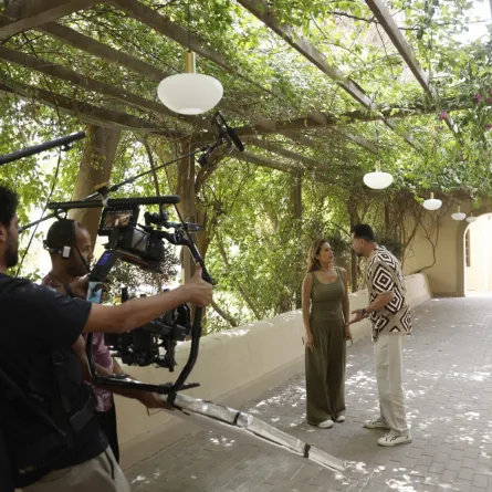 نيللي كريم وشريف سلامة من فيلم جوازة ولا جنازة- الصورة من الشركة المنتجة