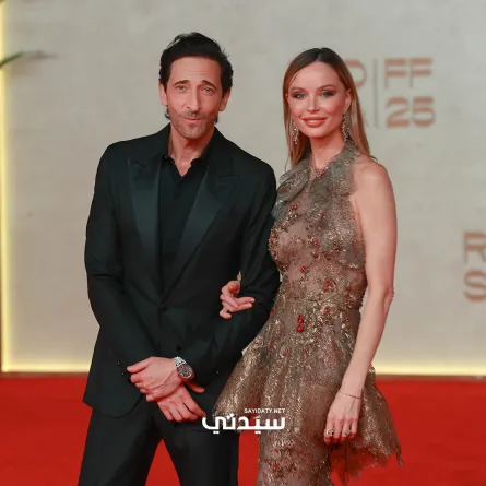 أدريان برودي وزوجته من افتتاح مهرجان البحر الأحمر السينمائي. الصورة خاصة لسيدتي تصوير :عدنان مهدلي