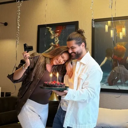 ناصيف زيتون ودانييلا رحمة- الصورة من حساب دانييلا على إنستغرام