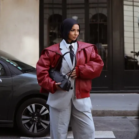 مدونة الموضة سهى طه -الصورة من حسابها على إنستغرام