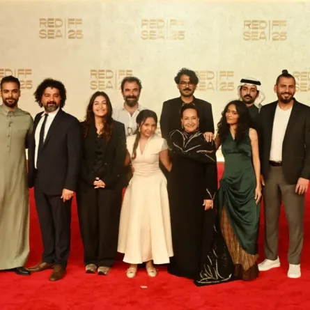 أسرة عمل فيلم هجرة- الصورة من المركز الإعلامي للشركة المنتجة