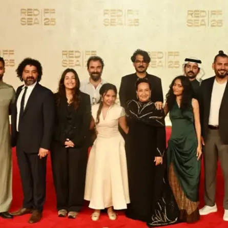 صناع فيلم "هجرة"- الصورة من المركز الإعلامي للشركة المنتجة