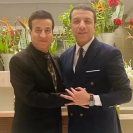 مصطفى كامل وحلمي عبد الباقي- الصورة من حساب الأخير على فيس بوك