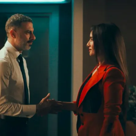 زينة ومحمد فراج - الصورة من الشركة المنتجة