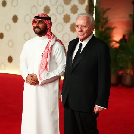 أنتوني هوبكنز Anthony Hopkins في حفل ختام مهرجان البحر الأحمر السينمائي 2025 Tim P. Whitby/Getty Images for The Red Sea International Film Festival