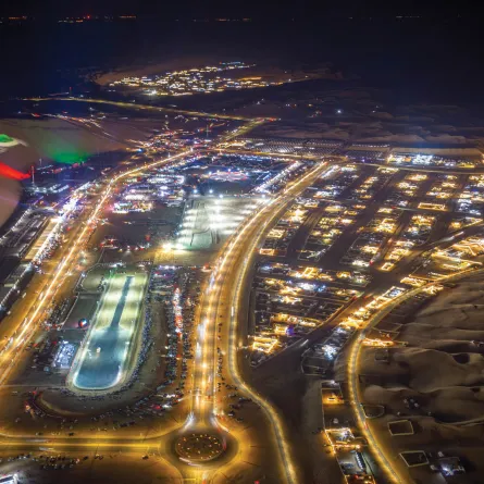 انطلاق مهرجان ليوا الدولي 2026. الصورة من مكتب أبوظبي الإعلامي