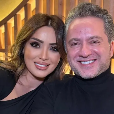 مروان خوري وزوجته ندى خوري- الصورة من حسابها على إنستغرام
