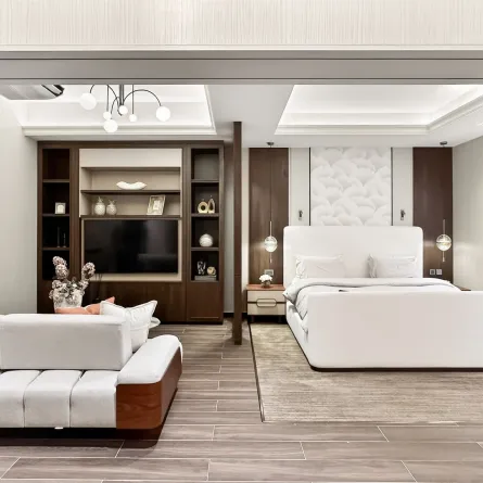 غرفة نوم مجددة