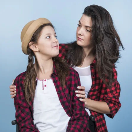 صورة لأم مع ابنتها