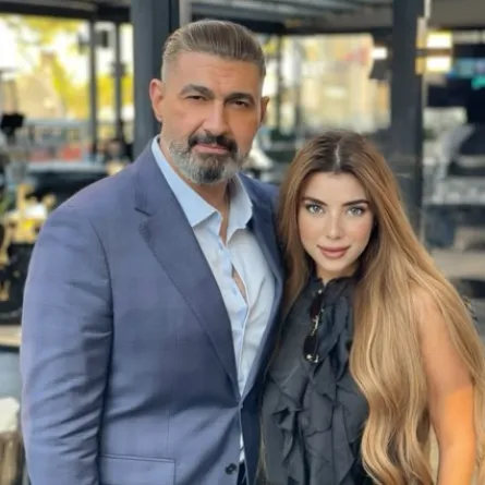 ياسر جلال وإيرينا يسري من كواليس مسلسل كلهم بيحبوا مودي - الصورة من حسابها على انستغرام