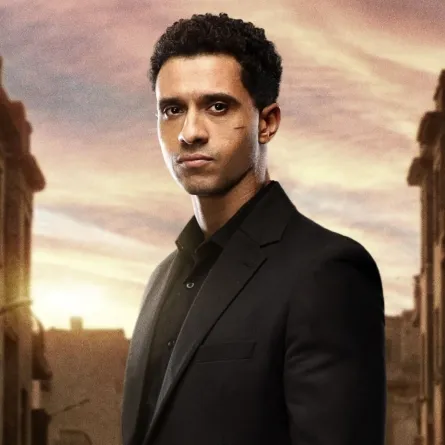 عصام عمر على الملصق الدعائي لبطل العالم- الصورة من الركز الإعلامي للمسلسل