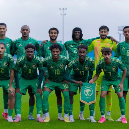 المنتخب السعودي للشباب تحت 19 عاماً (الصورة من الموقع الرسمي للاتحاد السعودي لكرة القدم)