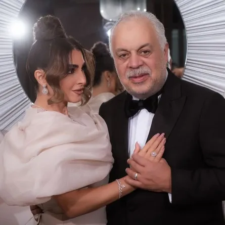 روجينا مع زوجها الفنان أشرف زكي- الصورة من حسابها على إنستغرام