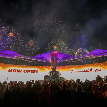 من حفل الافتتاح الرسمي لمتنزه "Six Flags مدينة القدية"