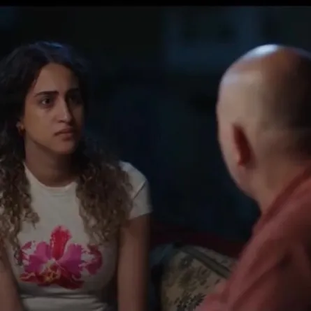 دنيا وائل في مسلسل ميد تيرم - الصورة من المركز الإعلامي للمسلسل