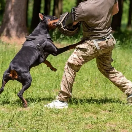 تفسير حلم الهروب من الكلاب في المنام- مصدر الصورة: Adobe Stock by Artsiom P