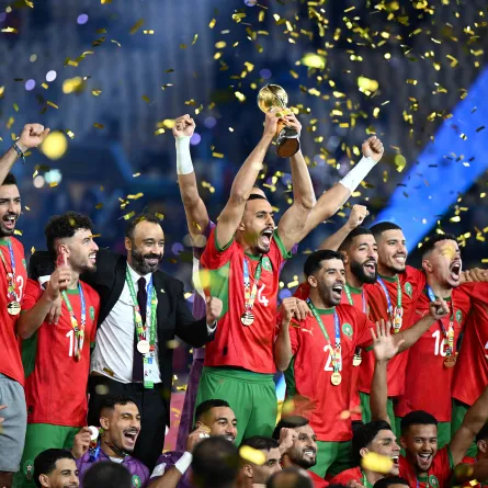 منتخب المغرب يتوج بكأس العرب 