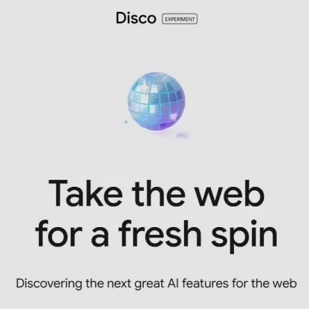 جوجل تطلق متصفحها التجريبي disco - الصورة من الموقع الرسمي لـblog.google