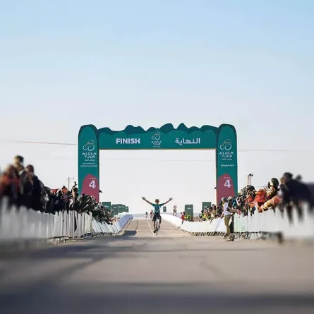 لقطات من سباقات طوّاف العُلا نسخة 2025 - الصورة من الموقع الرسمي لاستكشف العُلا