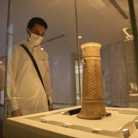 معرض عمارة المسجد النبوي - الصورة من الموقع الرسمي للهيئة العامة للعناية بشؤون الحرمين