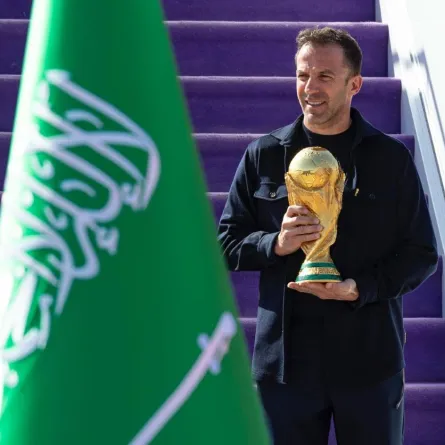 كأس العالم 2026 يصل إلى العاصمة السعودية الرياض