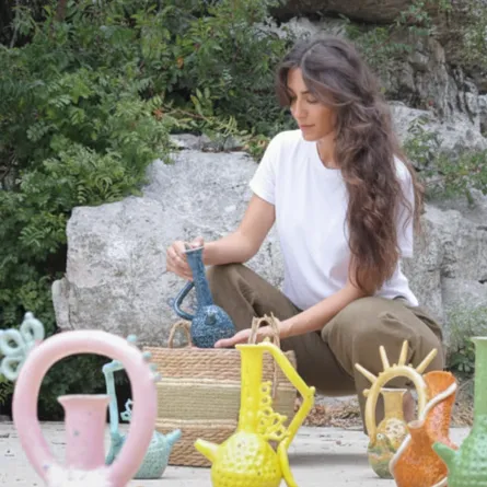 فنانة الخزف اللبنانية ماغالي الشمالي