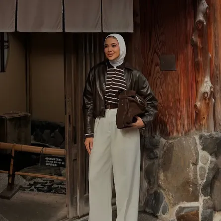 مدونة الموضة منة نبيل - الصورة من حسابها على إنستغرام