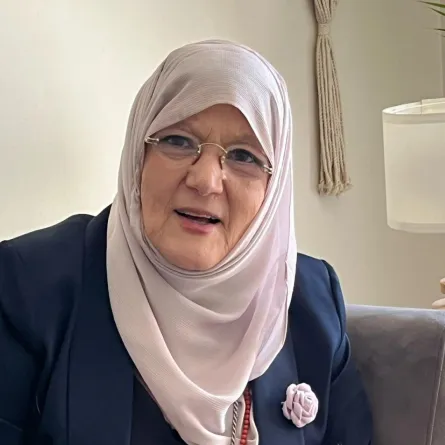 شمس البارودي - الصورة من حسابها على فيسبوك