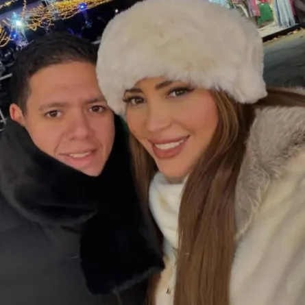 نسرين طافش وزوجها - الصورة من حسابها على إنستغرام