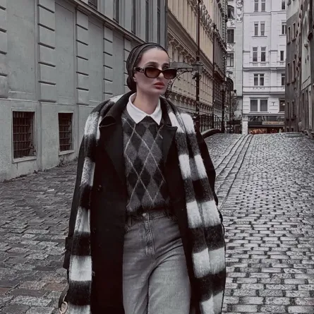 مدونة الموضة ميسون الشيخ - الصورة من حسابها على إنستغرام