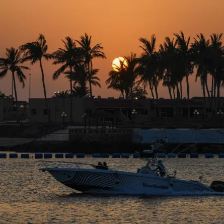 غروب الشمس في محافظة جدة 