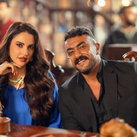 أحمد العوضي ودرة- الصورة من صفحة أحمد العوضي على فيس بوك 