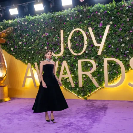 نور عريضة في حفل جوي أوردز 2025- مصدر الصورة المركز الإعلامي لمجموعة MBC