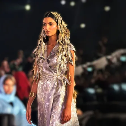 عرض سارة شرايبي  في أسبوع الموضة في مسقط، 