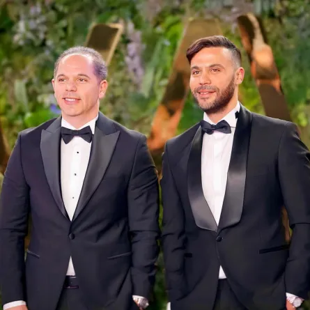 المخرج رامي إمام وشقيقه محمد - الصورة من صفحة محمد على فيسبوك