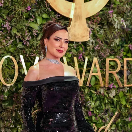 أمل عرفة بحفل Joy Awards 2026- الصورة من المركز الإعلامي لـ  مجموعة MBC