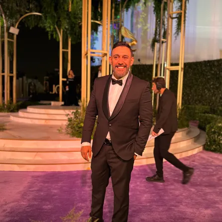 عمرو مصطفى في Joy Awards 2026- الصورة خاص سيدتي تصوير: عبير بو حمدان
