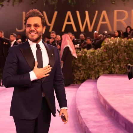 الإعلامي نيشان في Joy Awards 2026- الصورة من المركز الإعلامي لـ  مجموعة MBC