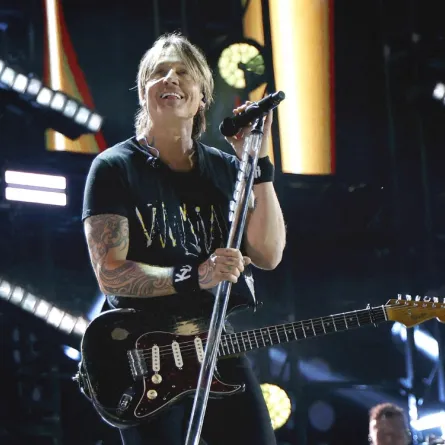 كيث أوربان في ناشفيل (  Keith Urban in Nashville ). مصدر الصورة: Jason Kempin / GETTY IMAGES NORTH AMERICA / Getty Images via AFP