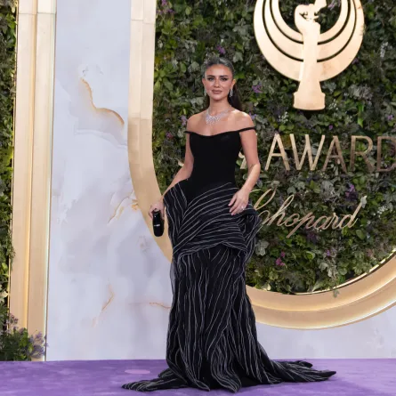 ديما الأسدي في حفل جوي أوردز 2026 -الصورة من المكتب الإعلامي لهيئة الترفيه