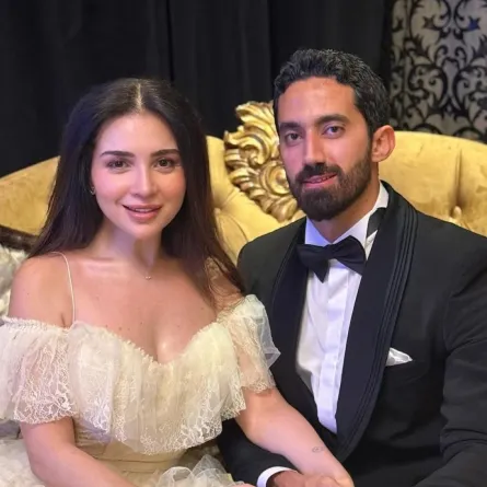 مي عز الدين وزوجها دكتور التغذية أحمد تيمور- الصورة من حساب مي على إنستغرام