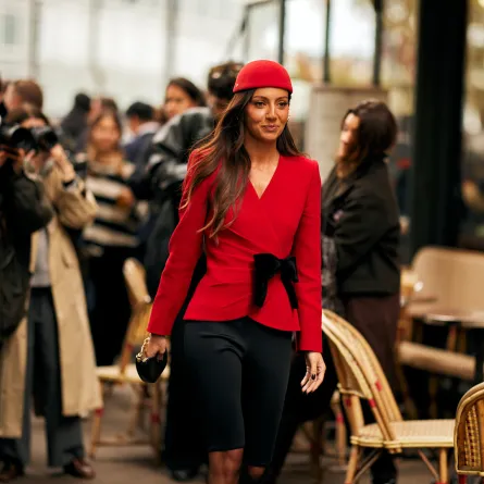 البليزر الأحمر - الصورة من Launchmetrics/Spotlight ©