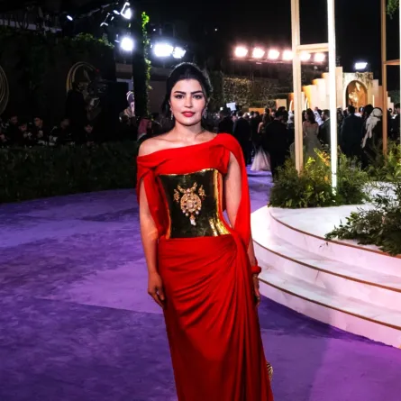 ميلا الزهراني في حفل جوي أوردز 2026 -الصورة من المركز الإعلامي لمجموعة MBC