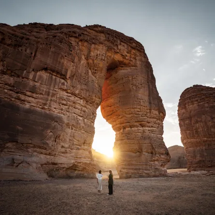 جبل الفيل في العلا. الصورة من منصة الصور السعودية