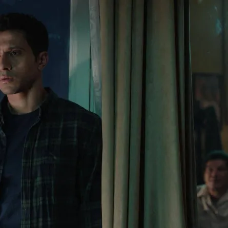 عصام عمر وباسم سمرة من كواليس عين سحرية- الصورة من صفحة الأخير على فيس بوك