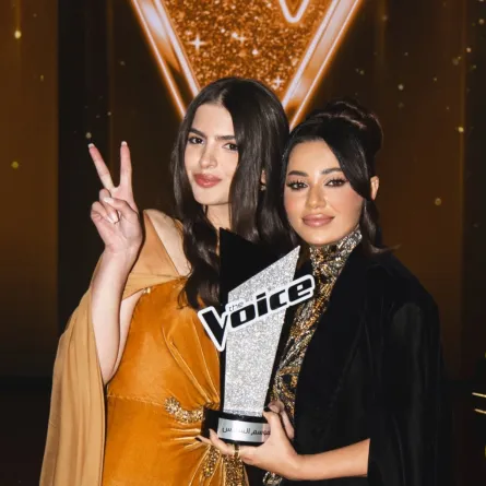 رحمة رياض وجودي شاهين من حلقة التتويج - الصورة من حساب رحمة رياض على الفيس بوك