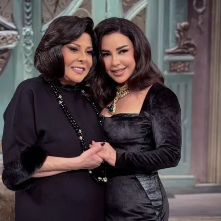 ماغي بو غصن مع إسعاد يونس من حلقتها في برنامج "صاحبة السعادة" - الصورة من حساب ماغي على إنستغرام